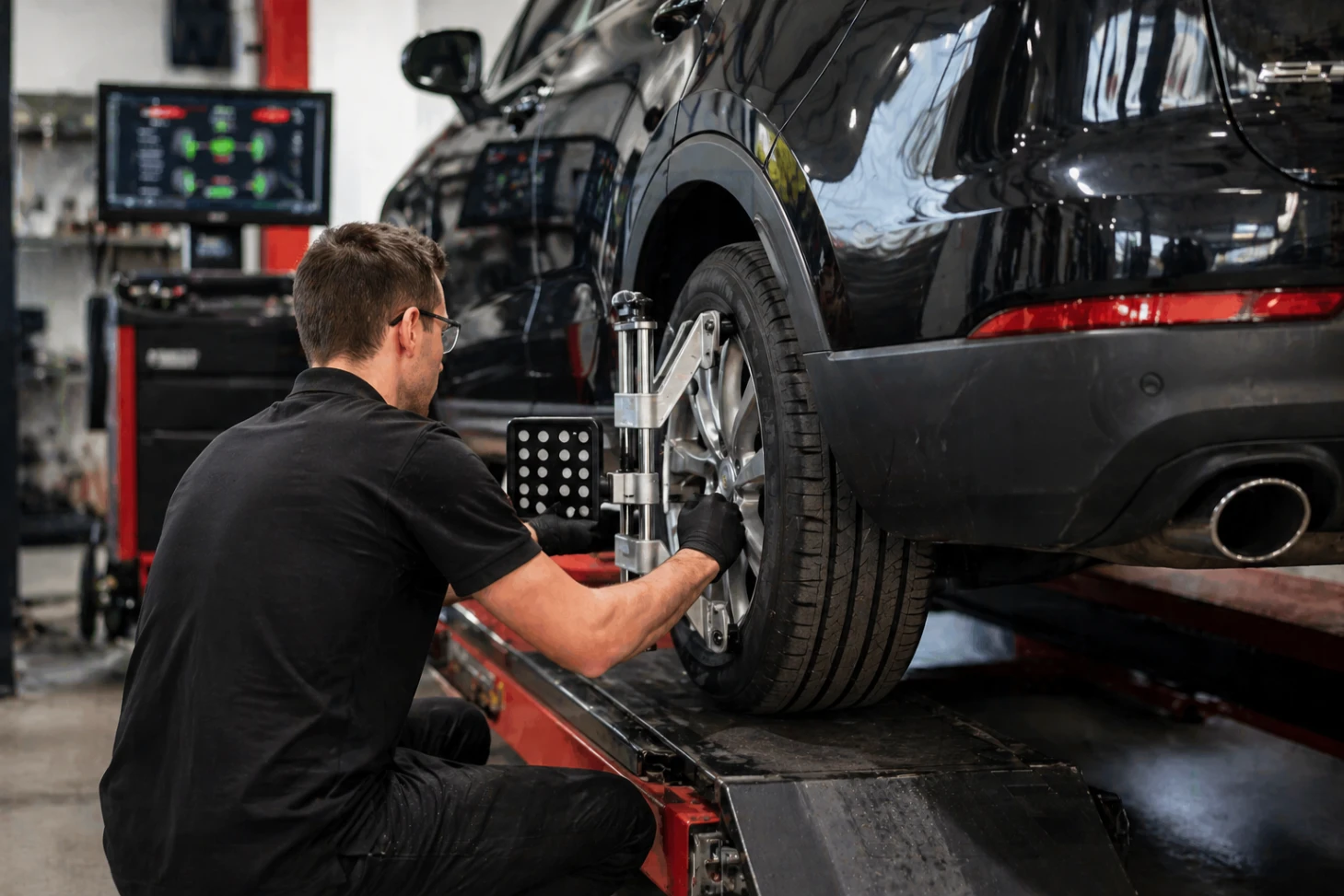 Wheel alignment explained showing tyre angles for Sydney drivers